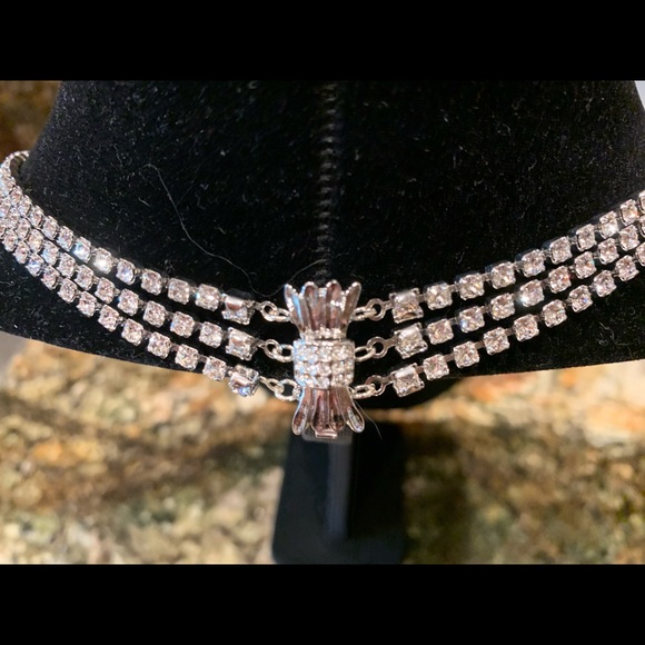 Handmade Swarovski 27004 3 Layer Crystal Necklac - Picture 7 of 7